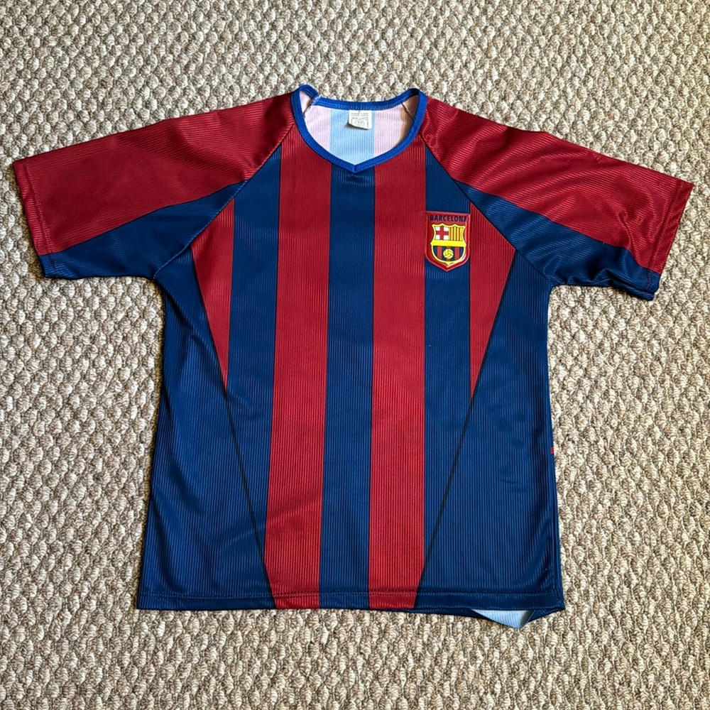 Barcelona Futbol Soccer Jersey # 7 Javier Saviola